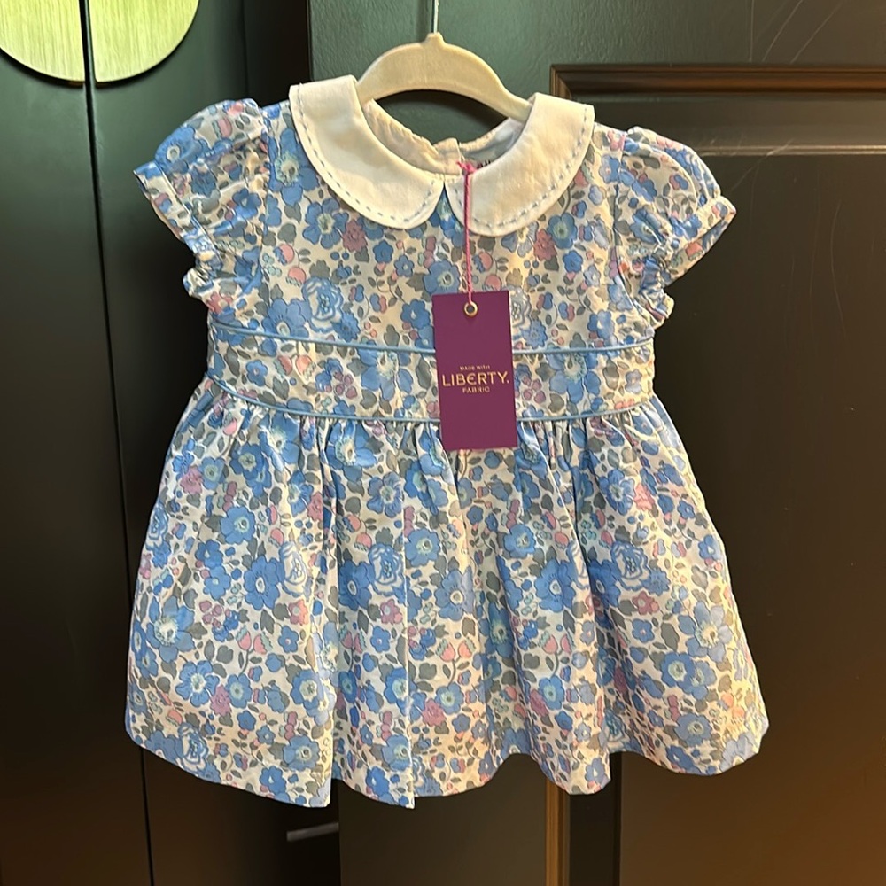 NWT Trotters London Baby Dress Size 3-6 Months